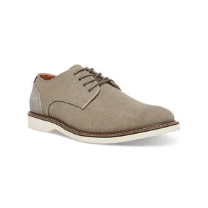 MADDEN Mens Gray Mixed Media Derby Brogue Duupon Round Toe Wedge Shoes 10.5 M