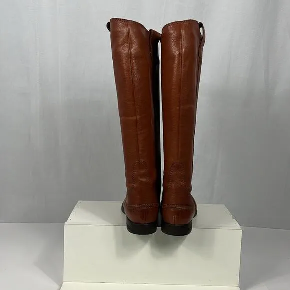 Madewell 1937 Archive Italian Leather Boots English Saddle #96873.