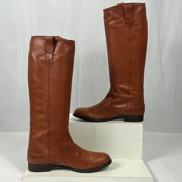 Madewell 1937 Archive Italian Leather Boots English Saddle #96873.