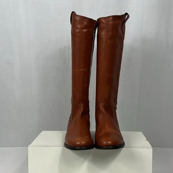 Madewell 1937 Archive Italian Leather Boots English Saddle #96873.