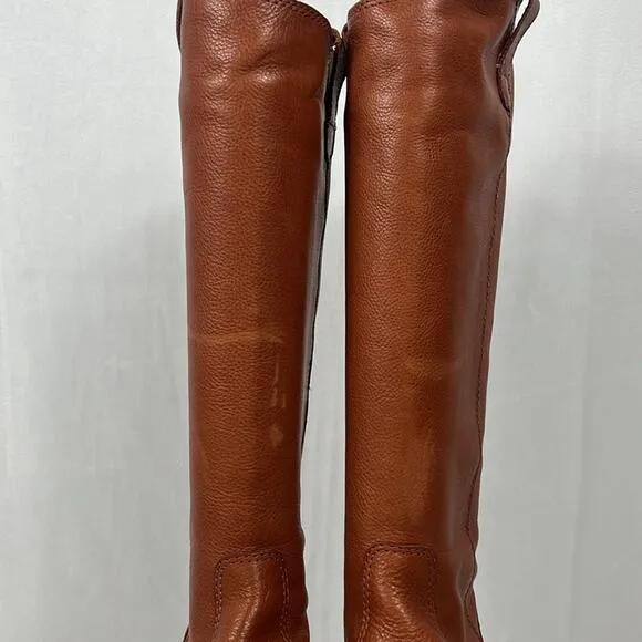 Madewell 1937 Archive Italian Leather Boots English Saddle #96873.