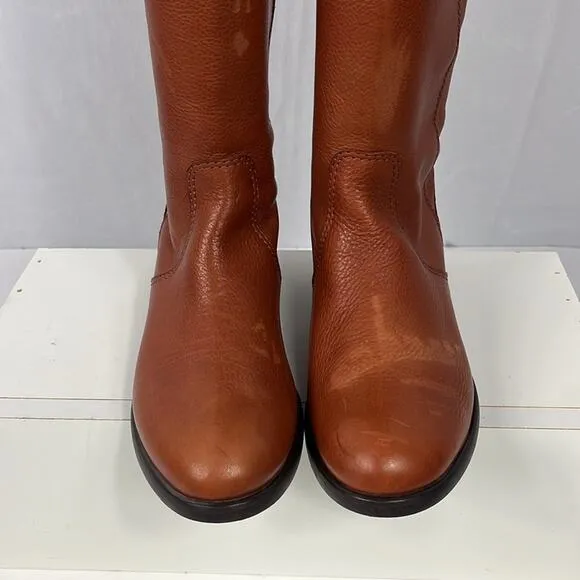 Madewell 1937 Archive Italian Leather Boots English Saddle #96873.