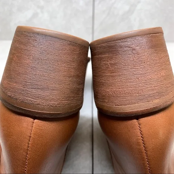 Madewell B8034 Dakota Cutoff cognac ankle boots size 8