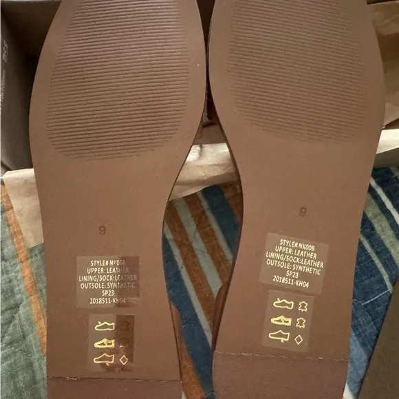 Madewell Pieced D’Orsay Women's Leather Flats size 9 NIB