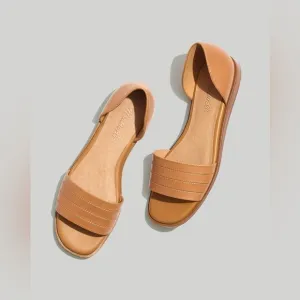 Madewell Pieced D’Orsay Women's Leather Flats size 9 NIB
