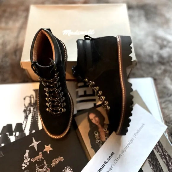Madewell The Citywalk Leather Lugsole Hiker Boot