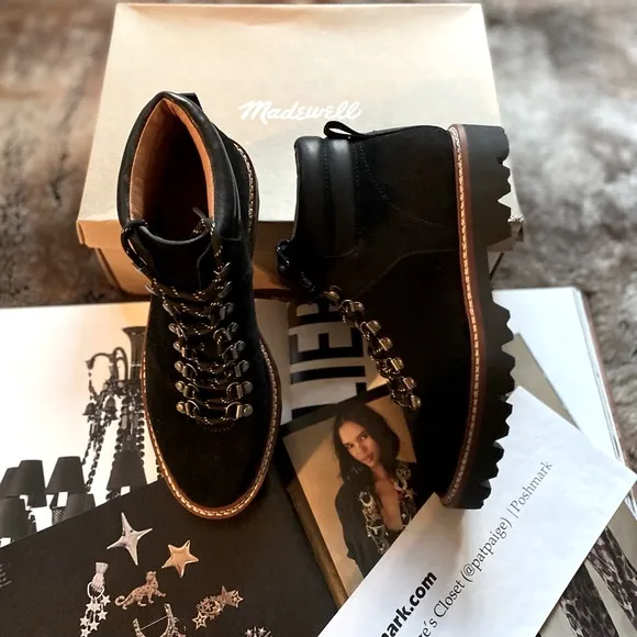 Madewell The Citywalk Leather Lugsole Hiker Boot