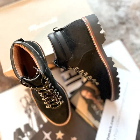 Madewell The Citywalk Leather Lugsole Hiker Boot