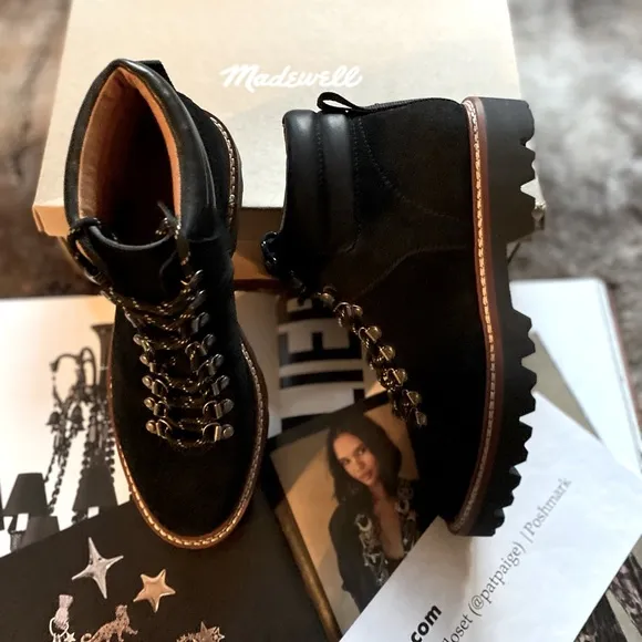 Madewell The Citywalk Leather Lugsole Hiker Boot