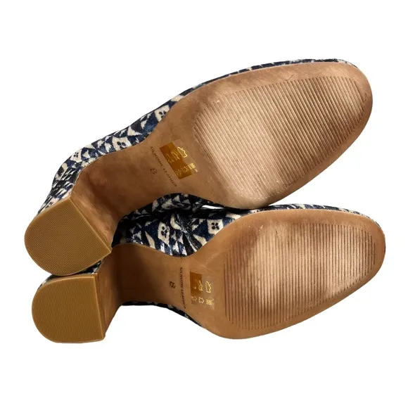 Madewell | Women’s 8 | The Nealy Heeled Boot in Geometric Print‎ Velvet