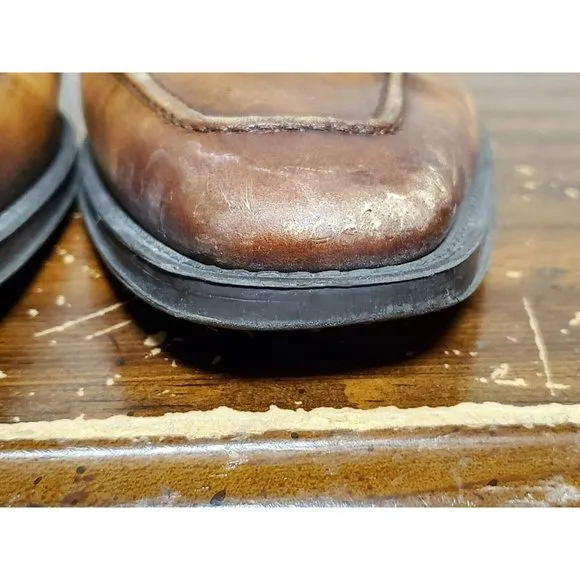 Magnanni Romelo Cognac Men's‎ Size 11 M Lace Up Apron Toe Derby Shoes 13723