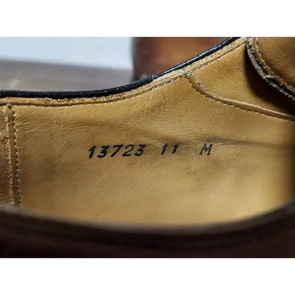 Magnanni Romelo Cognac Men's‎ Size 11 M Lace Up Apron Toe Derby Shoes 13723