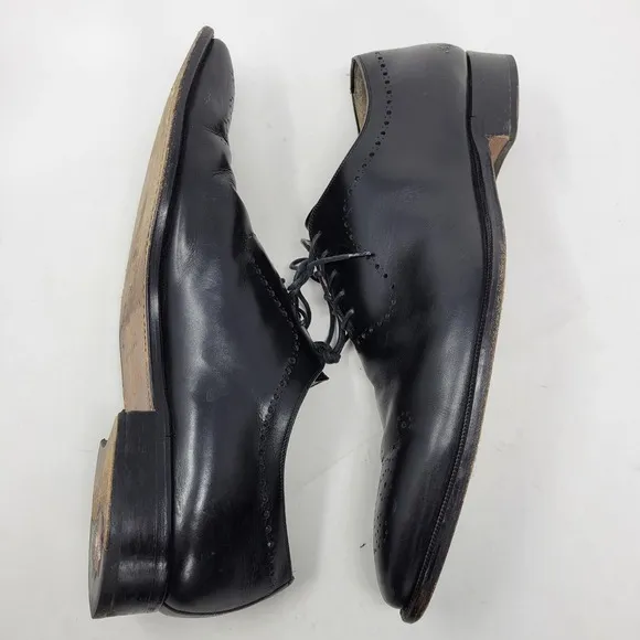 Magnanni Shoes Mens 12 Dress Oxford Derby Brogue Loafer Lace Up Medallion Toe