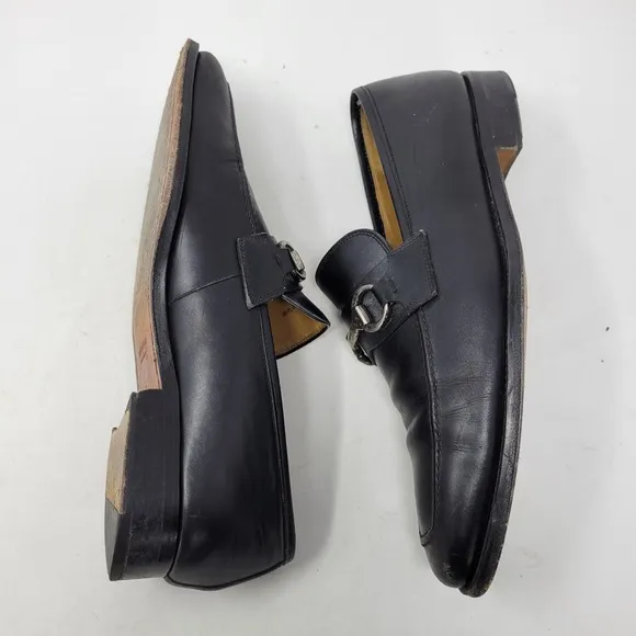 Magnanni Shoes Mens 9 Dress Oxford Derby Brogue Monk Loafer Slip On Black Adult