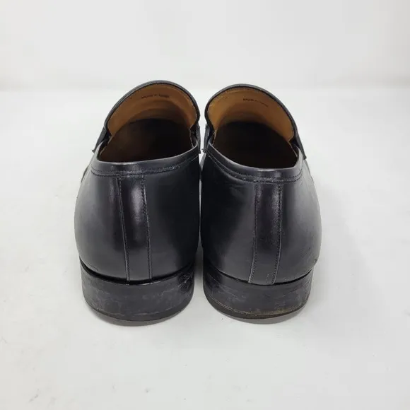 Magnanni Shoes Mens 9 Dress Oxford Derby Brogue Monk Loafer Slip On Black Adult