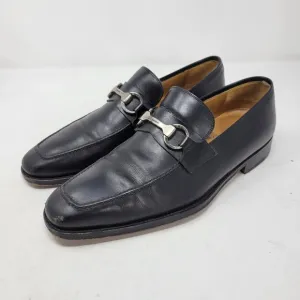 Magnanni Shoes Mens 9 Dress Oxford Derby Brogue Monk Loafer Slip On Black Adult