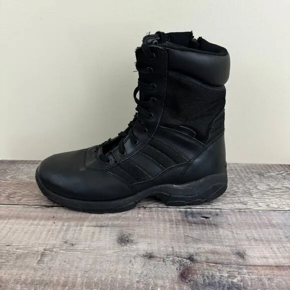 Magnum Boots Men's Size 11 Panther 8.0 Side Zip Soft Toe Tactical Combat READ