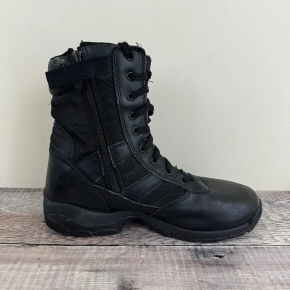 Magnum Boots Men's Size 11 Panther 8.0 Side Zip Soft Toe Tactical Combat READ