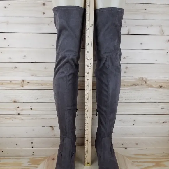 Marc Fisher Ltd Yakira Over the Knee Tall Boots Women's 6 M Pointed Toe Zip NEW