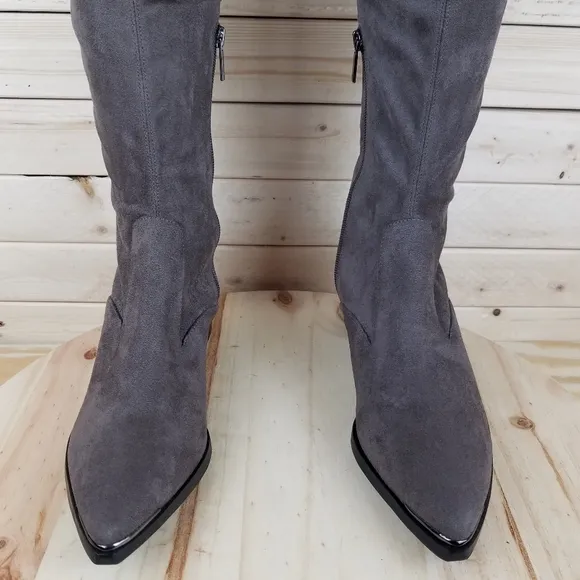 Marc Fisher Ltd Yakira Over the Knee Tall Boots Women's 6 M Pointed Toe Zip NEW