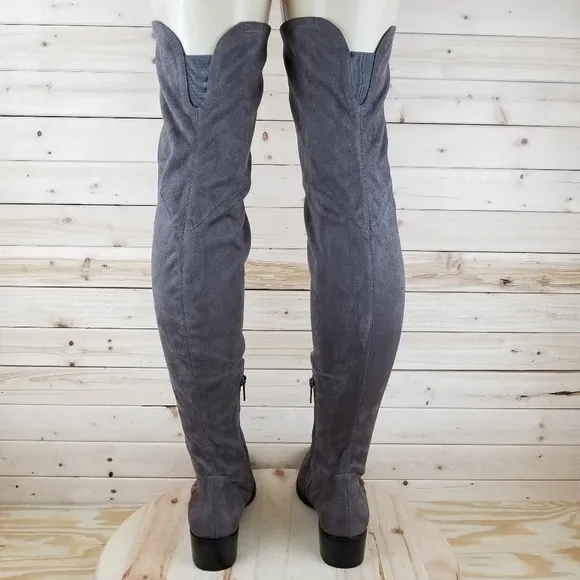 Marc Fisher Ltd Yakira Over the Knee Tall Boots Women's 6 M Pointed Toe Zip NEW