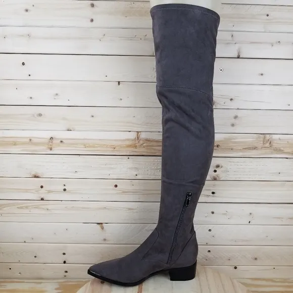 Marc Fisher Ltd Yakira Over the Knee Tall Boots Women's 6 M Pointed Toe Zip NEW