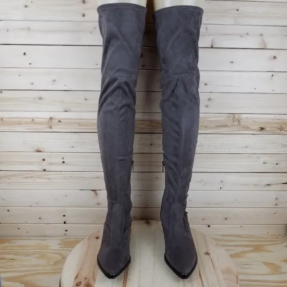 Marc Fisher Ltd Yakira Over the Knee Tall Boots Women's 6 M Pointed Toe Zip NEW
