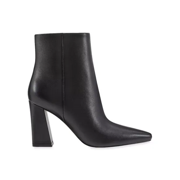 Marc Fisher LTD Yanara Leather Ankle Boots Women Sz. US 7 / UK 4.5 / EU 37.5