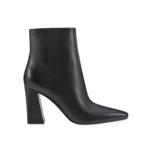 Marc Fisher LTD Yanara Leather Ankle Boots Women Sz. US 7 / UK 4.5 / EU 37.5