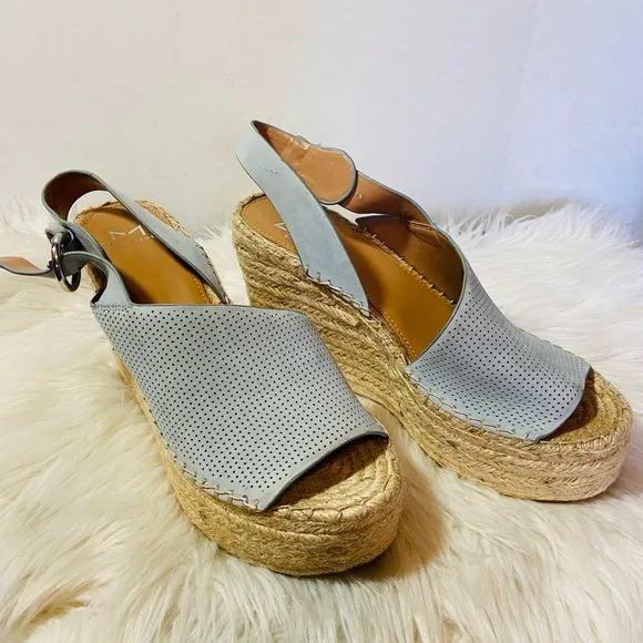 MARC FISHER Slingback espadrille wedges