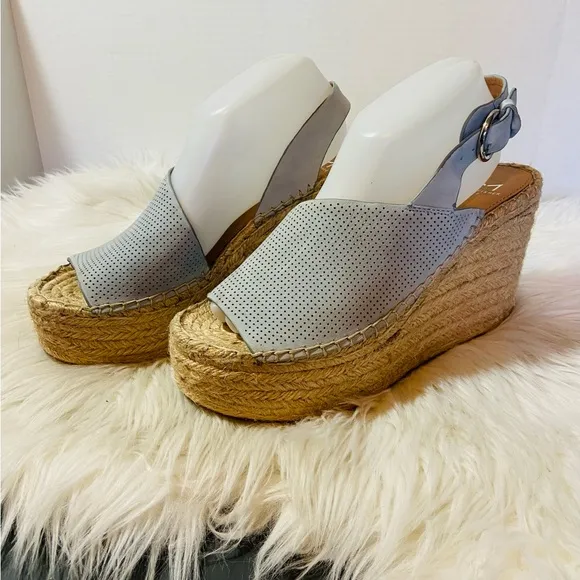 MARC FISHER Slingback espadrille wedges