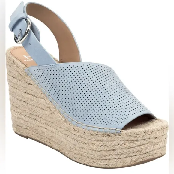 MARC FISHER Slingback espadrille wedges