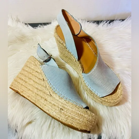 MARC FISHER Slingback espadrille wedges
