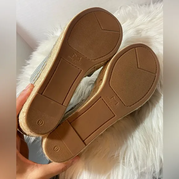 MARC FISHER Slingback espadrille wedges