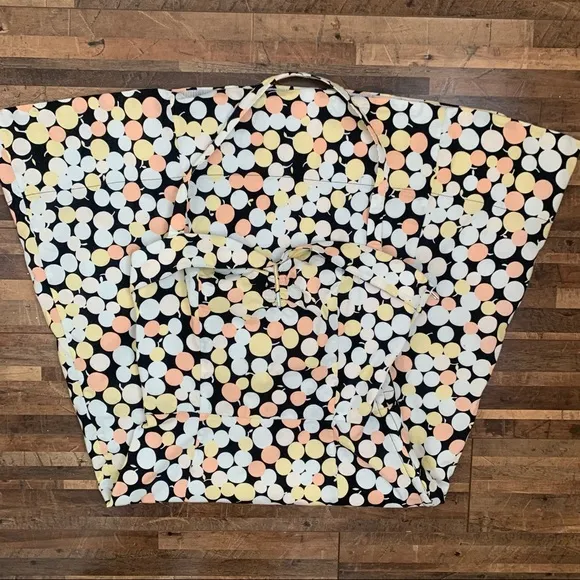 Marc Jacobs Multicolor Dots Halter Midi Dress Yellow Sz 4