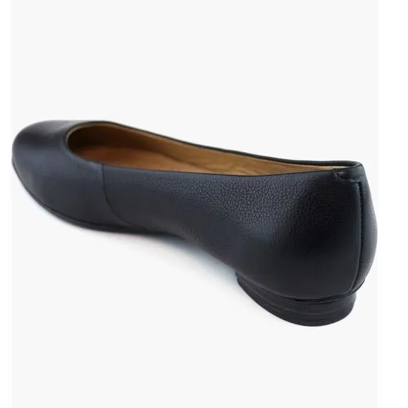 Marc Joseph New York Ferris Black Leather Flats Size 7.5 NWOB