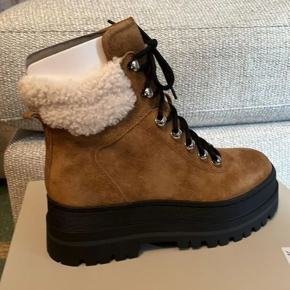 Marc Fisher Pierson Lug Sole Boot Size 7 NIB NWT Retail 239.00