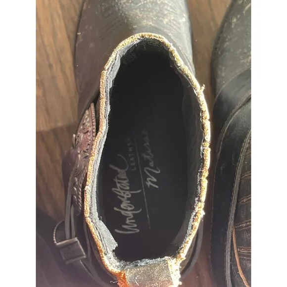 Matisse Understated Leather biker boots womens 10