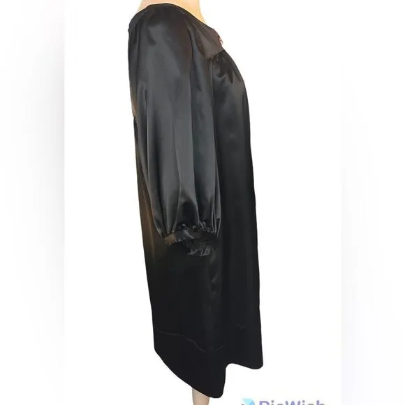 Max &amp; Cleo Satin Balloon Sleeve Midi Dress