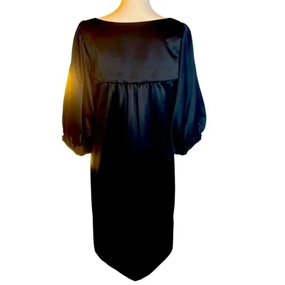 Max &amp; Cleo Satin Balloon Sleeve Midi Dress