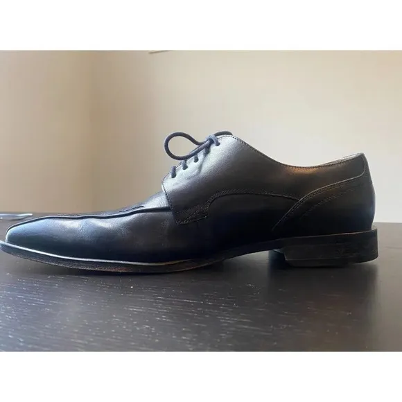 Medan By LLOYD Germany Men's Oxford Leather Black Dress Shoes Size 11.5 Designer