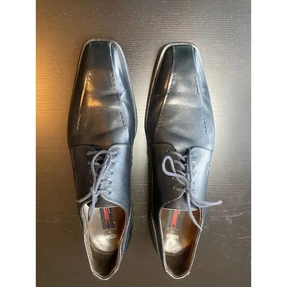 Medan By LLOYD Germany Men's Oxford Leather Black Dress Shoes Size 11.5 Designer