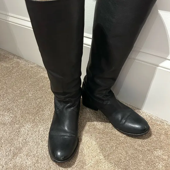 Melissa Frye Button Back Zip Boots size 7 B