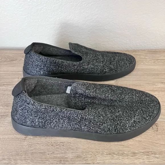 Men’s 9 Allbirds Wool Loungers Natural Gray - Dark Grey Sole - Slip on Shoes