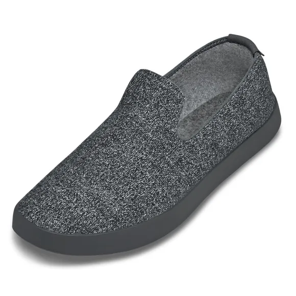 Men’s 9 Allbirds Wool Loungers Natural Gray - Dark Grey Sole - Slip on Shoes