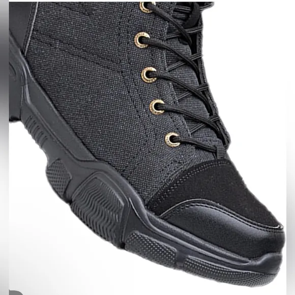 Men's Anti-Smash and Puncture-Resistant High-top Steel Toe Shoes