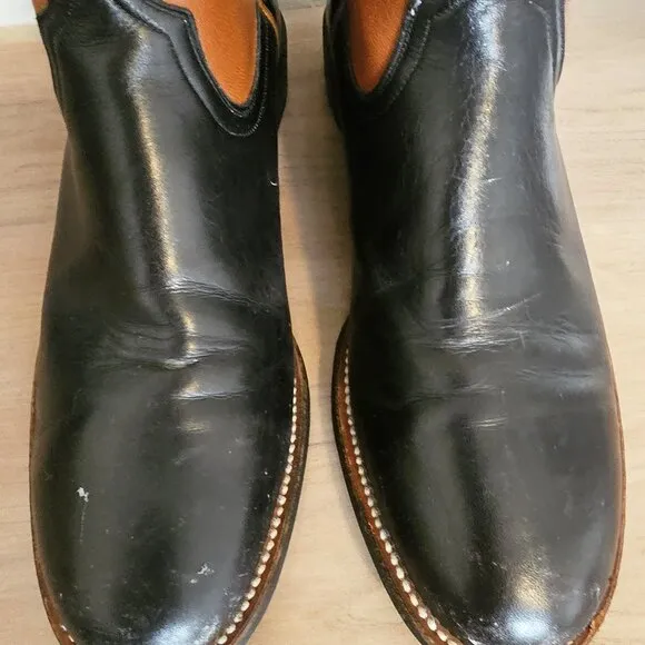 Men's Ariat Brown and Black Leather Cowboy Boots
