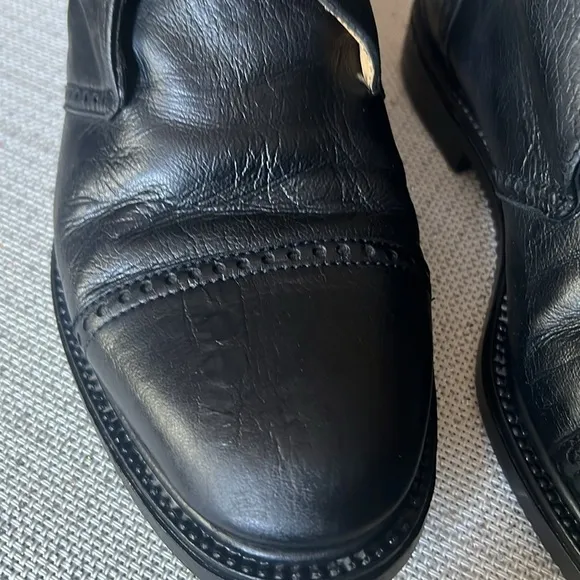 Men’s Bally ,gold buckle ,ankle boots size 7, men’s boots, soft leather