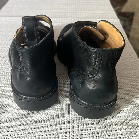 Men’s Bally ,gold buckle ,ankle boots size 7, men’s boots, soft leather