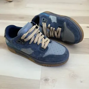 Men's Blue and Gray Skate Shoes